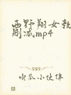 西野翔女教师未删减mp4