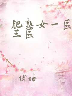 肥熟女一区二区三区