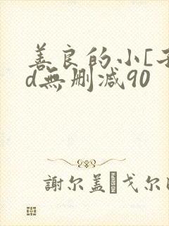 善良的小[子hd无删减90