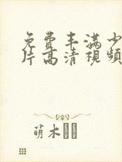 免费丰满少妇毛片高清视频