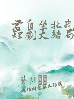 君自坐北我望南短剧大结局