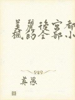 美丽后宫都市唐枫的全部小说