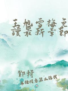 王旭雪梅免费阅读最新章节