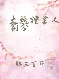 大魏读书人境界划分