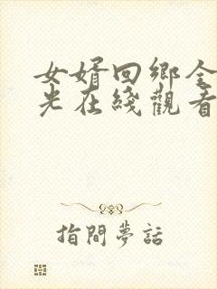 女婿回乡全村风光在线观看