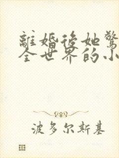 离婚后她惊艳了全世界的小说免费阅读