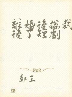 离婚后总裁老婆后了短剧