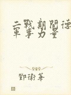 二战期间德国的军事力量