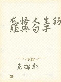 感悟人生的佛语经典句子