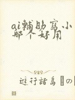 ai辅助写小说哪个好用