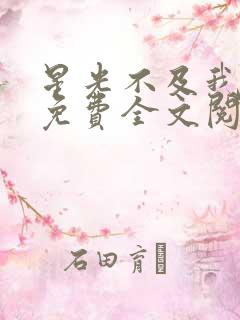 星光不及我爱你免费全文阅读