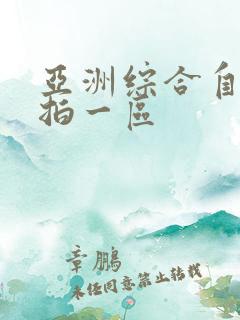 亚洲综合自拍偷拍一区