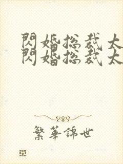 闪婚总裁太霸道闪婚总裁太霸道