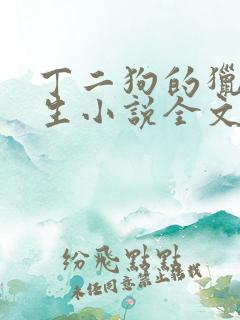丁二狗的猎艳人生小说全文免费阅读第一部