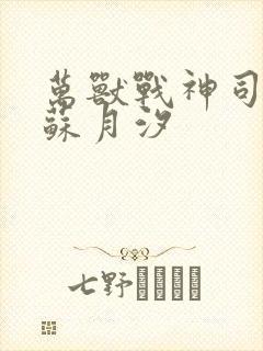 万兽战神司空靖苏月汐