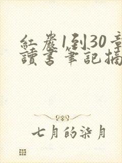 红岩1到30章读书笔记摘抄及感悟