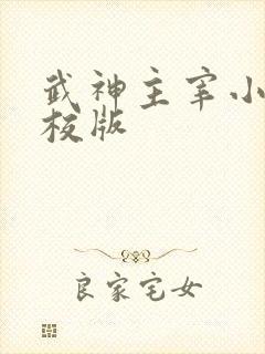武神主宰小说精校版