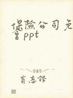 保险公司免费早会ppt