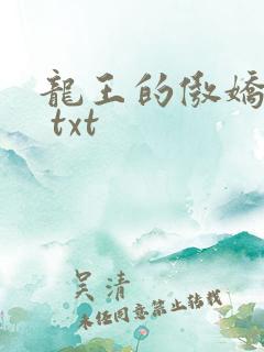 龙王的傲娇日常 txt