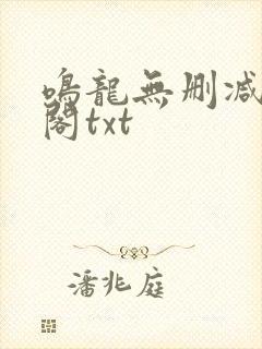 鸣龙无删减笔趣阁txt