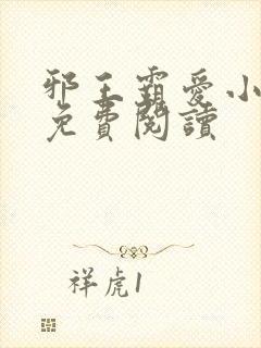 邪王霸爱小狂妃免费阅读