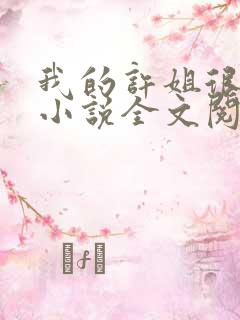 我的许姐很温柔小说全文阅读