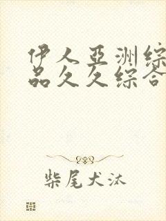 伊人亚洲综合精品久久综合