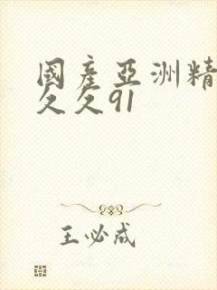 国产亚洲精品久久久91