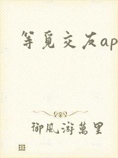 等觅交友app