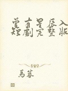 曾有星辰入我梦短剧完整版在线