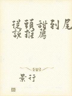 从头甜到尾的小说推荐