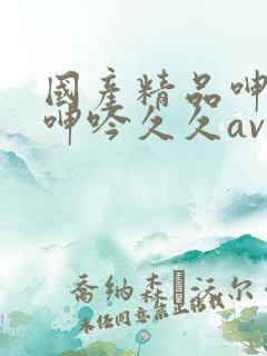 国产精品呻高潮呻吟久久av