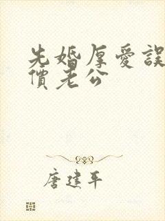先婚厚爱误嫁天价老公