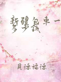 新疆包车一天要多少钱