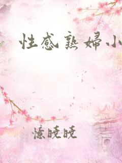 性感熟妇小说