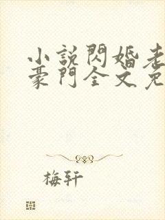 小说闪婚老公是豪门全文免费阅读