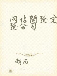 网站开发定制开发公司