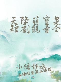 天降萌宝是财神短剧观看全