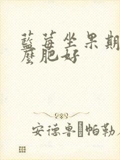 蓝莓坐果期施什么肥好