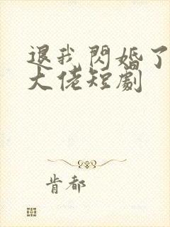 退我闪婚了财阀大佬短剧