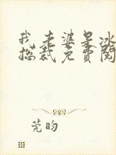我老婆是冰山女总裁免费阅读