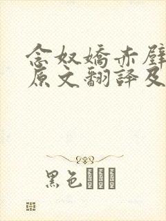 念奴娇赤壁怀古原文翻译及赏析