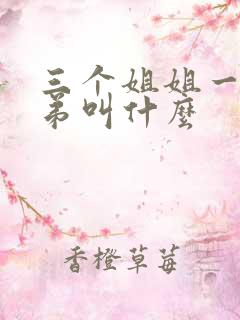 三个姐姐一个弟弟叫什么