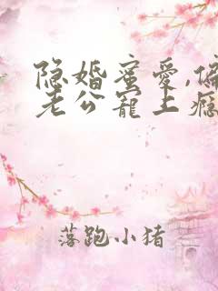 隐婚蜜爱,偏执老公宠上瘾