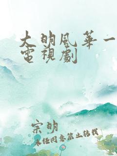 大明风华一样的电视剧