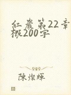 红岩第22章梗概200字