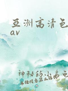 亚洲高清色婷婷av
