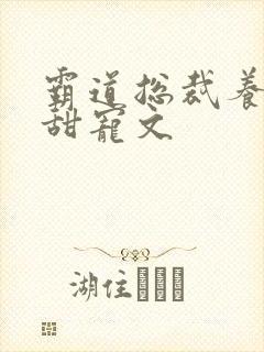 霸道总裁养成系甜宠文