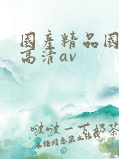 国产精品国产拍高清av