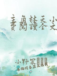 主角林天小说免费阅读全文